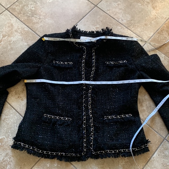 *HOST PICK* Boston proper jacket sparkles with chain detail - Picture 14 of 16